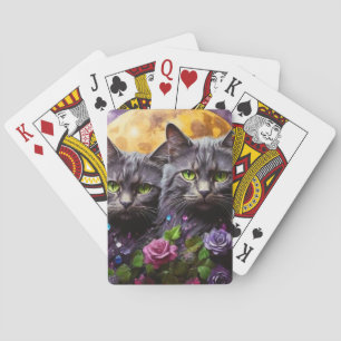Baraja De Cartas Jugando tarjetas para el amante del gato
