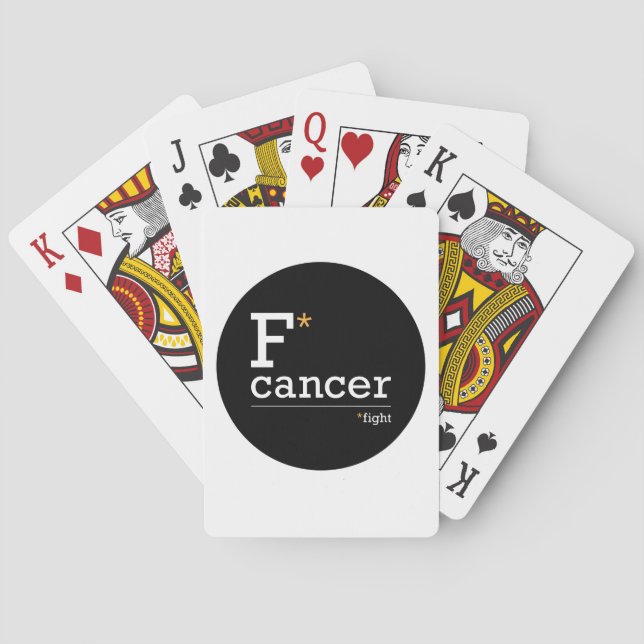 Baraja De Cartas jugar contra el cáncer (Reverso)