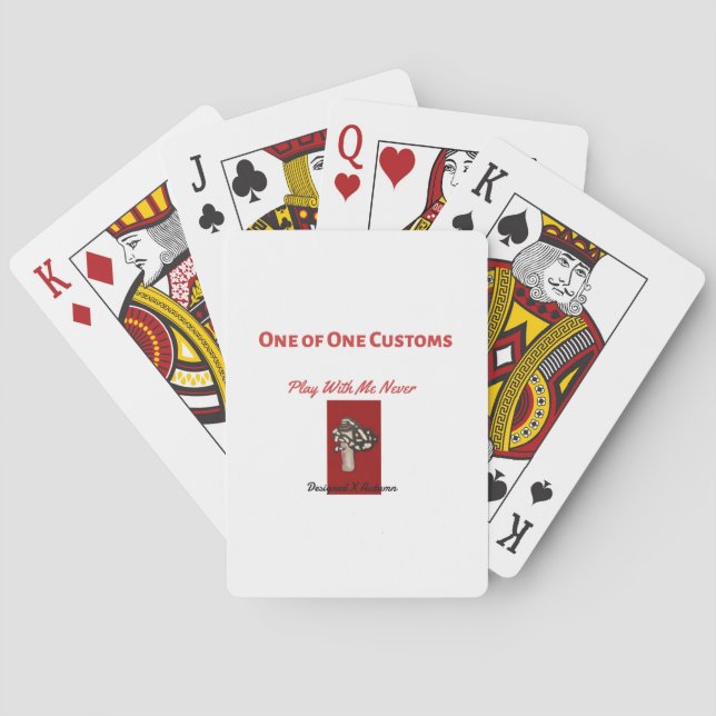 Baraja De Cartas Jugar nunca (Reverso)