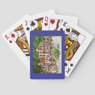 Baraja De Cartas Jugas de mesa en Edimburgo - jardines de Ramsay.