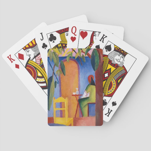 Baraja De Cartas Juguetes de arte "Turkish Café" (Reverso)