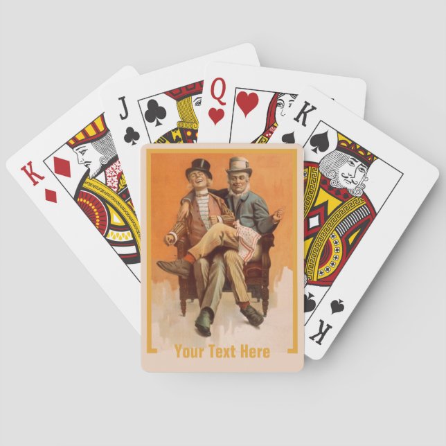 Baraja De Cartas Juguetes de personalizado GAIETY (Reverso)