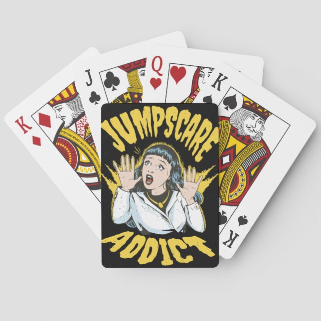 Baraja De Cartas  Jumpscare Addict  (Reverso)