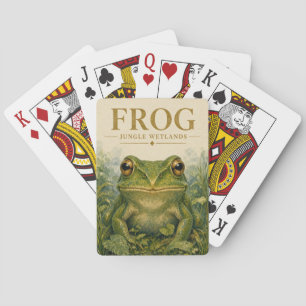 Baraja De Cartas Jungla de ranas Humedales Vida silvestre