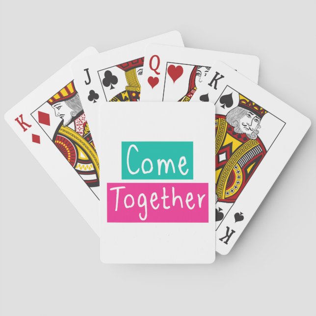 Baraja De Cartas Juntas (Reverso)