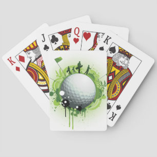 Baraja De Cartas Juntemos con te apagado para el golf