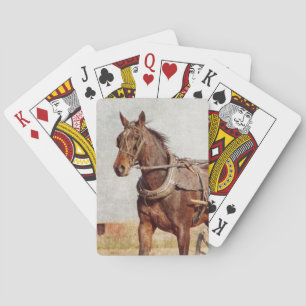 Baraja De Cartas Kalona, Caballo Iowa Amish y Buggy