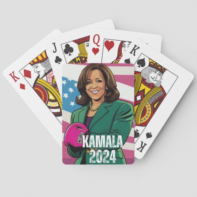 BARAJA DE CARTAS KAMALA HARRIS 2024 (Reverso)