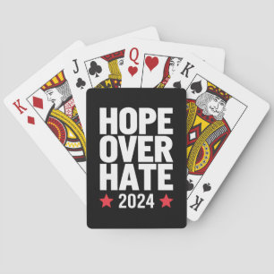 Baraja De Cartas Kamala Harris 2024 Esperanza sobre el odio Preside