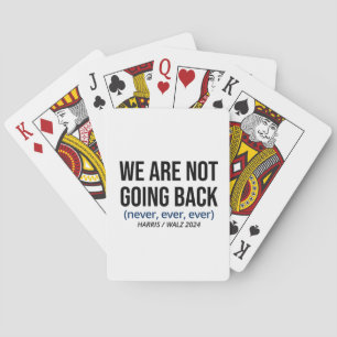 Baraja De Cartas Kamala Harris No Regresaremos, Vota Harris