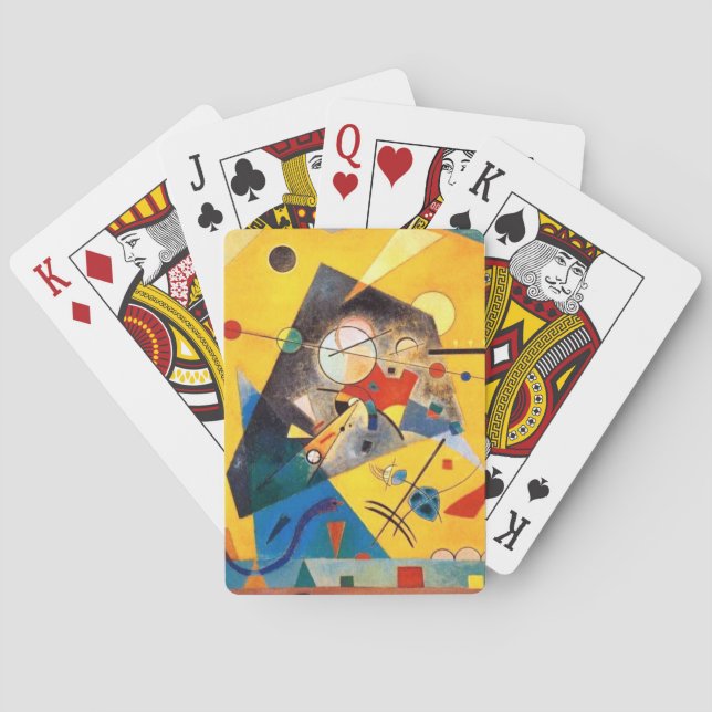 Baraja De Cartas Kandinsky Armonía silenciosa Resumen Arte (Reverso)