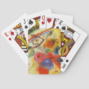 Baraja De Cartas Kandinsky Black Strokes Resumen de pintura