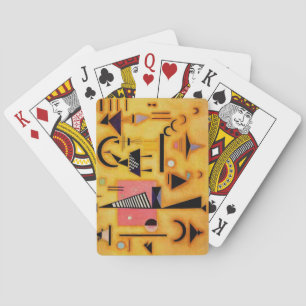 Baraja De Cartas Kandinsky Resumen Formas Geométricas Rosa Decisiva