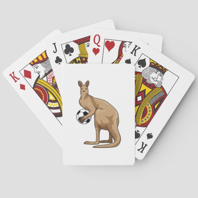Baraja De Cartas Kangaroo at Soccer Sports (Reverso)