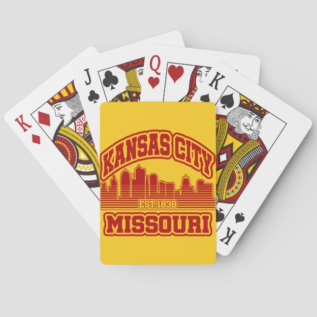 Baraja De Cartas Kansas City, Missouri (Reverso)