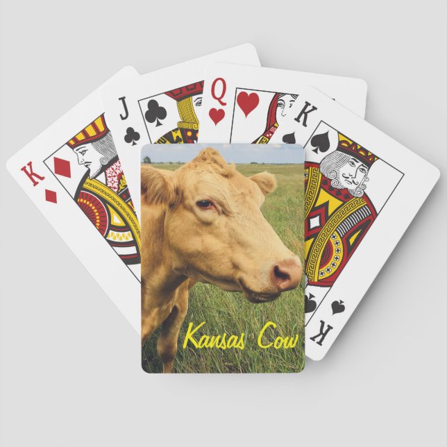 Baraja De Cartas Kansas Cow (Reverso)