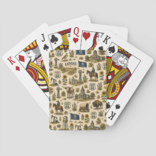 Baraja De Cartas Kansas Ruta 66 Lucky Prairie