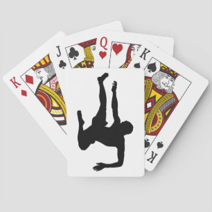 Baraja De Cartas Karate Silhouette Kick