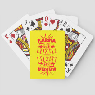 Baraja De Cartas KARMA ARREGLARÁ graciosamente el humor sarcástico