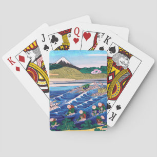 Baraja De Cartas Katsushika Hokusai - Fuji de Kanaya en Tokaido
