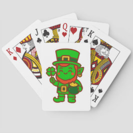 Baraja De Cartas Kawaii Lucky Leprechaun