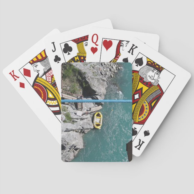 Baraja De Cartas Kawarau Bridge Bungy POV, Queenstown, Nueva Zeland (Reverso)