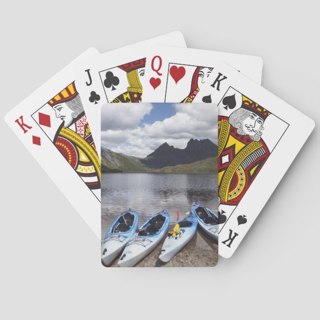 Baraja De Cartas Kayaks, Cradle Mountain y Dove Lake, Cradle (Reverso)