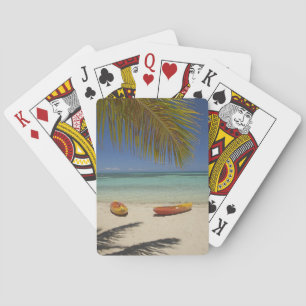 Baraja De Cartas Kayaks en la playa, Plantation Island Resort
