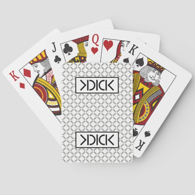 Baraja De Cartas KDICK Black poker cards (Reverso)