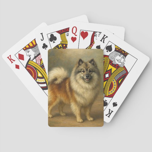 Baraja De Cartas Keeshond (Reverso)