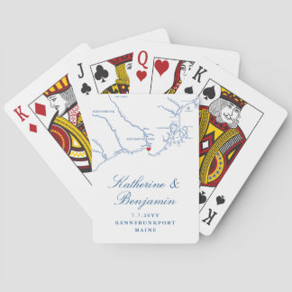Baraja De Cartas Kennebunkport Maine Destination Wedding Favor