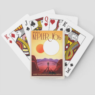 Baraja De Cartas Kepler Space Travel Destination Planet Adventure