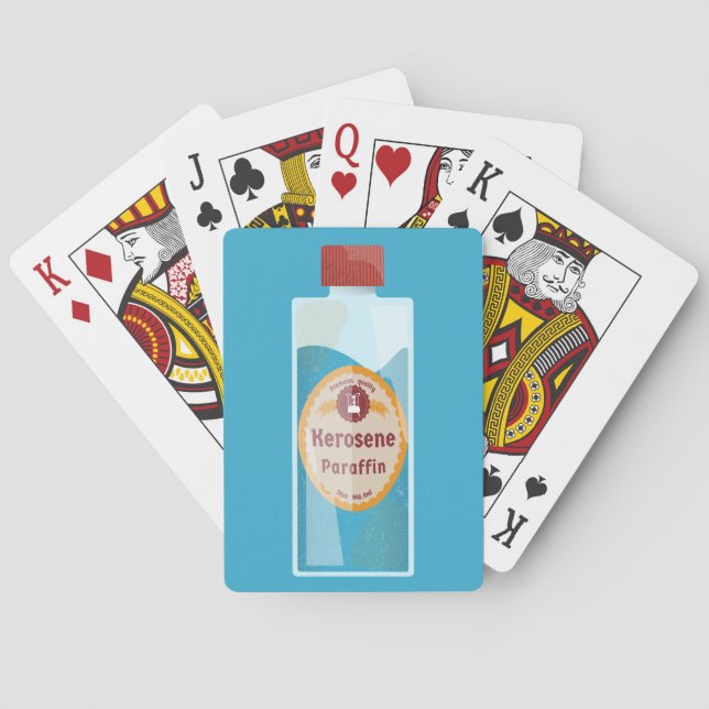Baraja De Cartas Kerosene Bottle Parffin (Reverso)