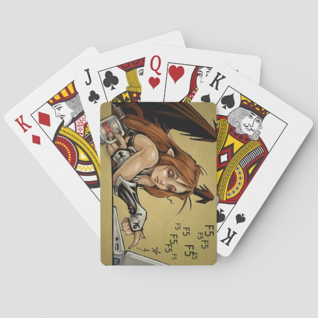 Baraja De Cartas Kickstarter F Five Sophie (Reverso)