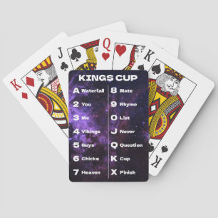 Baraja De Cartas Kings Cup Galaxy Photo Bebe Game Rules