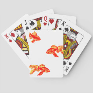 Baraja De Cartas kingyo rojo