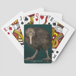 Baraja De Cartas Kiwi del norte de Brown de la isla