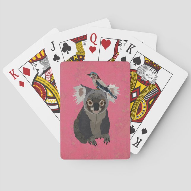 BARAJA DE CARTAS KOALA BEAR & LILAC PÁJARO (Reverso)
