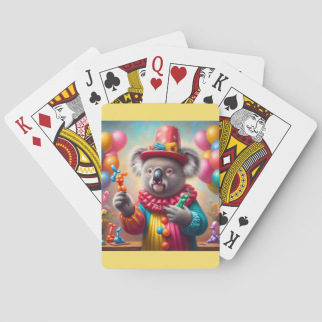 Baraja De Cartas Koala Clown (Reverso)
