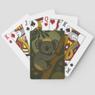 Baraja De Cartas Koala ornamental en Mandala Botánica