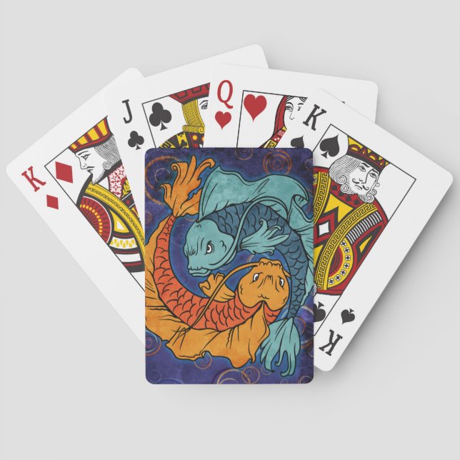 Baraja De Cartas Koi Fish (Reverso)
