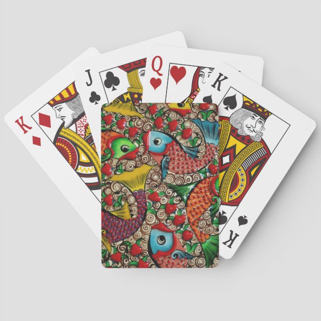 Baraja De Cartas Koi Fish (Reverso)