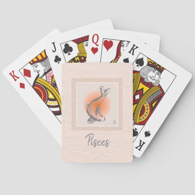 Baraja De Cartas Koi FIsh Pisces (Reverso)
