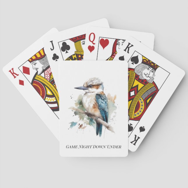 Baraja De Cartas Kookaburra True Blue, personalizado (Reverso)