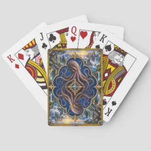 Baraja De Cartas Kraken, Monstruo de Fantasía Gótica