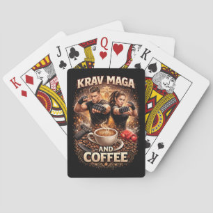 Baraja De Cartas Krav Maga y Café
