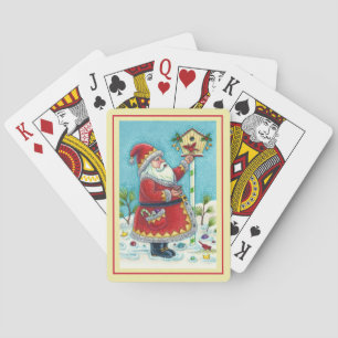 BARAJA DE CARTAS KRIS KRINGLE ALIMENTACIÓN DE NIÑOS, NAVIDADES DE B