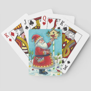 BARAJA DE CARTAS KRIS KRINGLE ALIMENTACIÓN DE NIÑOS, NAVIDADES DE B