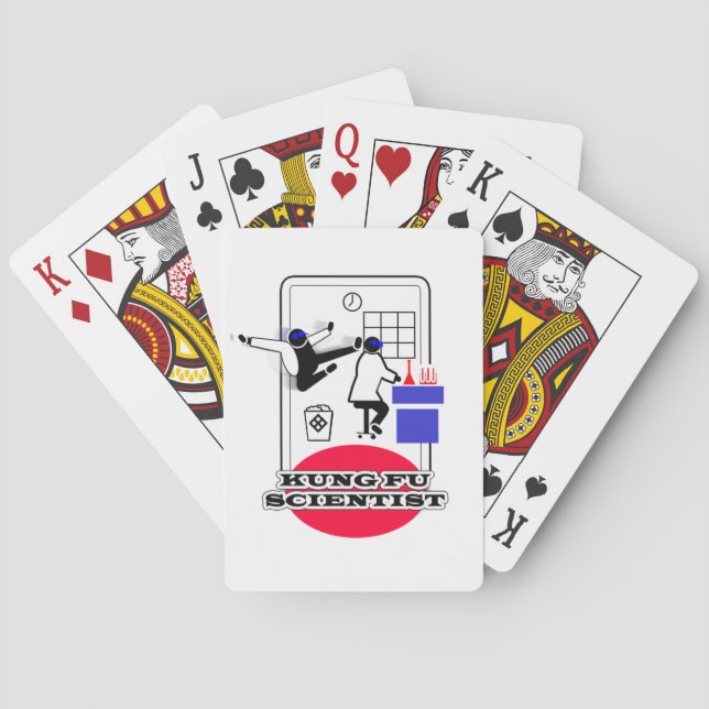 Baraja De Cartas Kung Fu Scientist (Reverso)