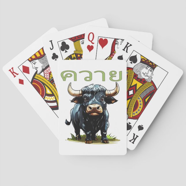 Baraja De Cartas Kwai - Water Buffalo (Reverso)